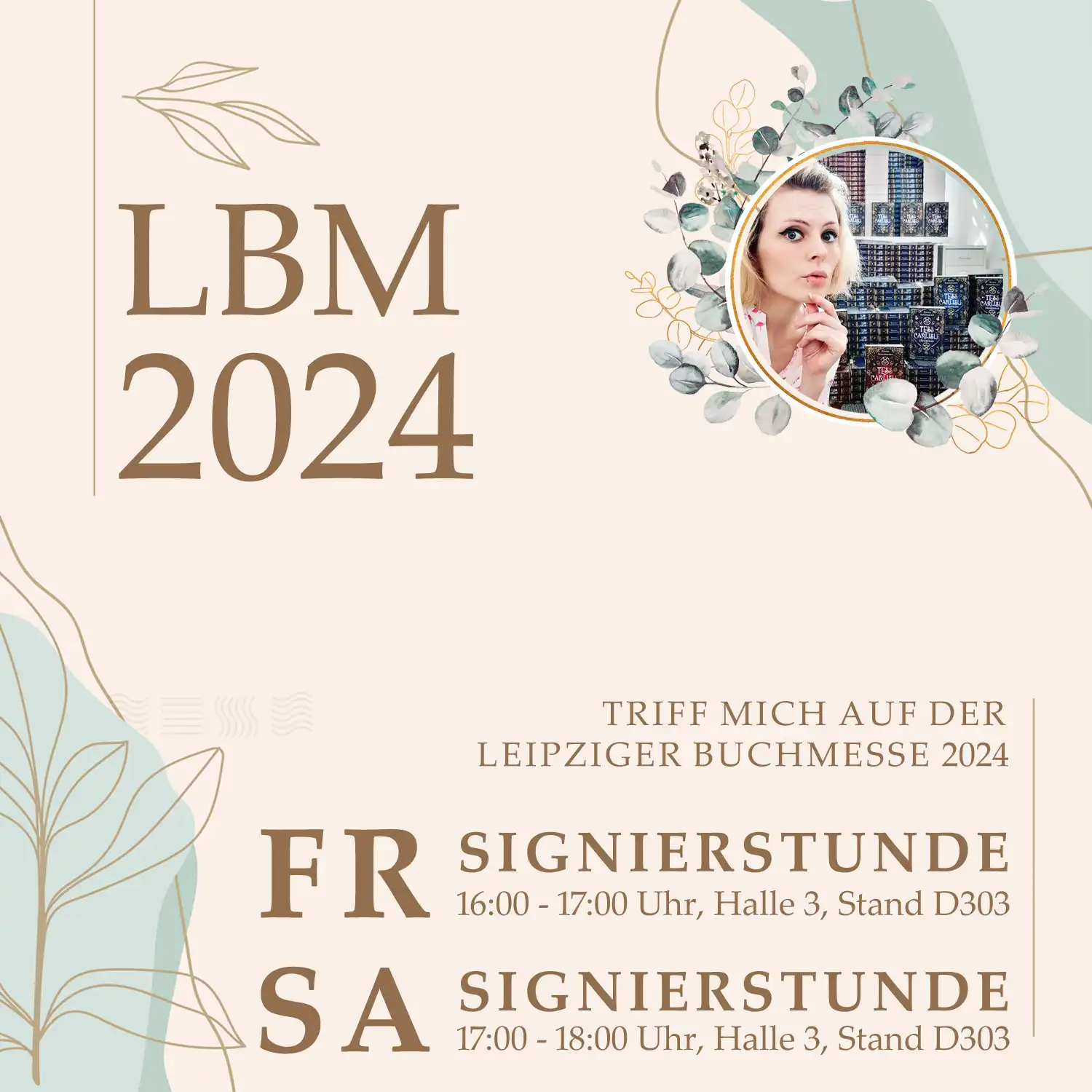 Nicole Schuhmacher Autorin - Leipziger Buchmesse 2024 Termine
